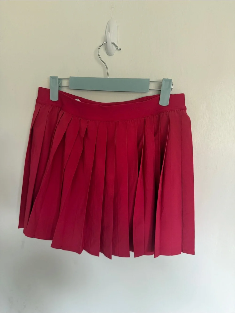 lululemon athletica Lipstick Pink Pleated Skater Skirt